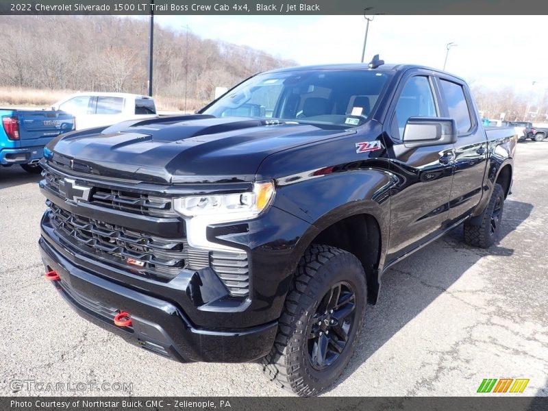 Black / Jet Black 2022 Chevrolet Silverado 1500 LT Trail Boss Crew Cab 4x4