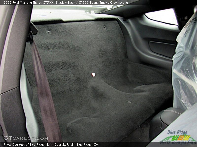 Rear Seat of 2022 Mustang Shelby GT500