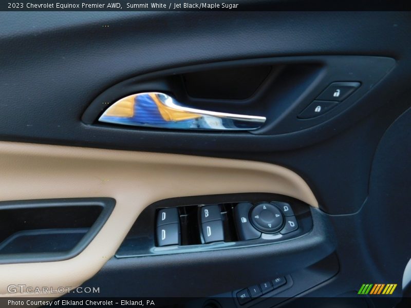 Summit White / Jet Black/Maple Sugar 2023 Chevrolet Equinox Premier AWD