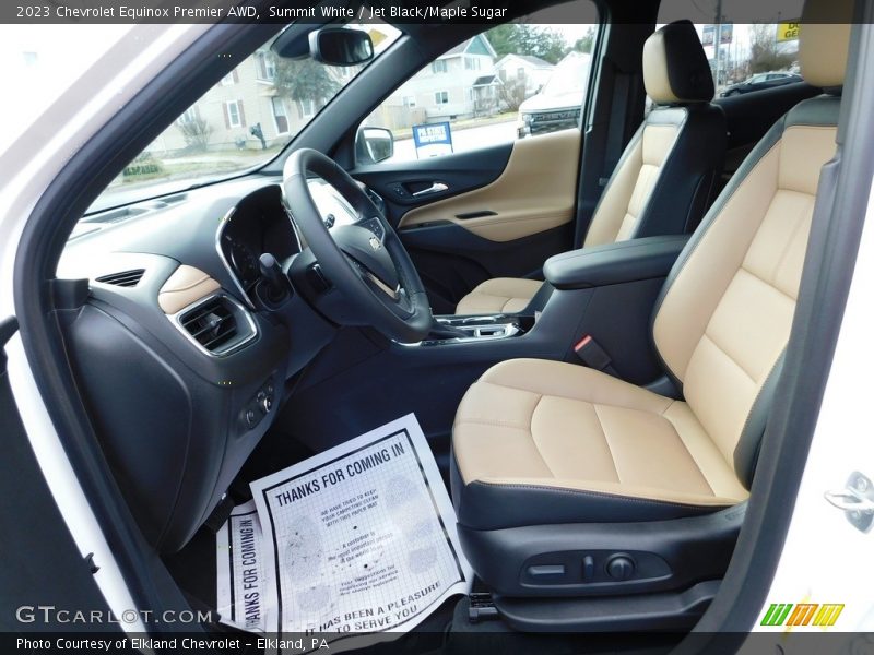 Front Seat of 2023 Equinox Premier AWD