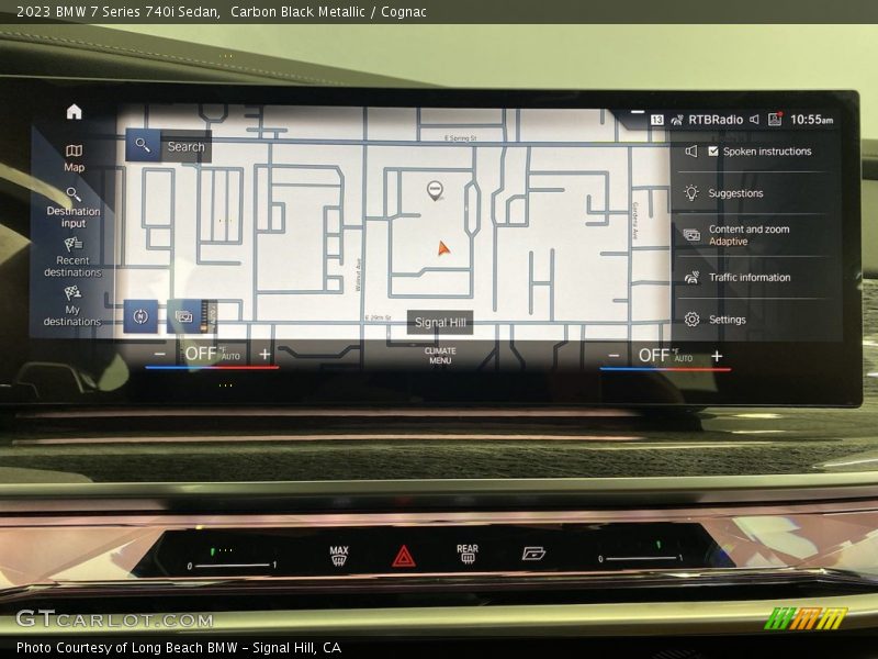 Navigation of 2023 7 Series 740i Sedan