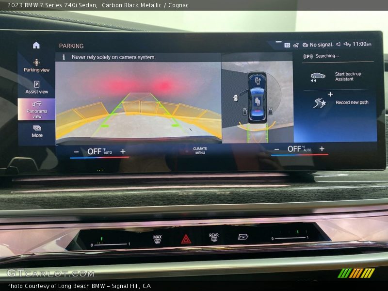 Carbon Black Metallic / Cognac 2023 BMW 7 Series 740i Sedan
