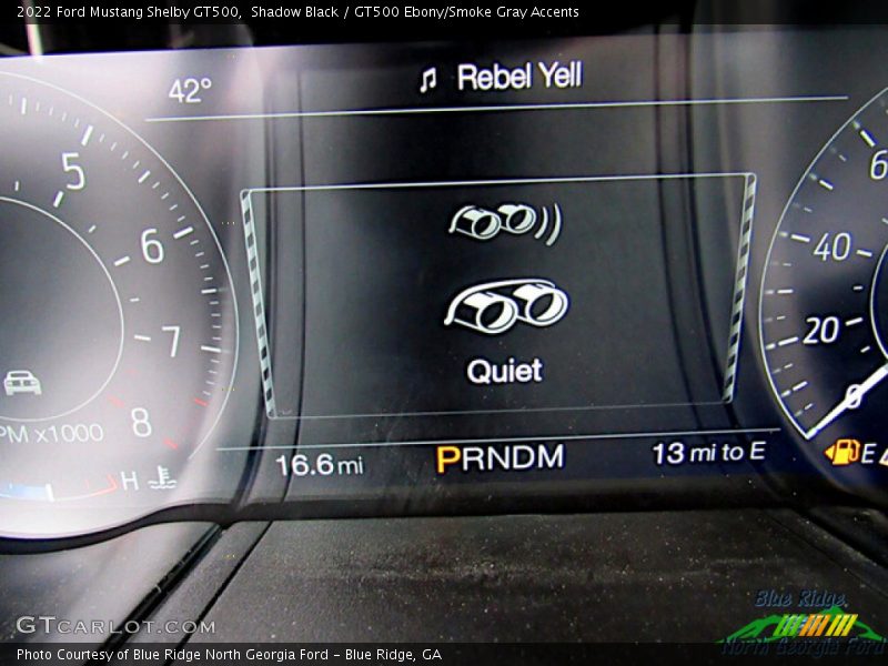 Shadow Black / GT500 Ebony/Smoke Gray Accents 2022 Ford Mustang Shelby GT500