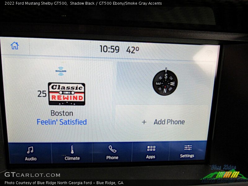 Shadow Black / GT500 Ebony/Smoke Gray Accents 2022 Ford Mustang Shelby GT500