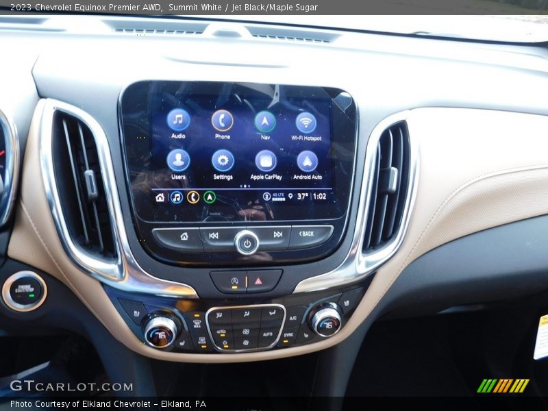 Summit White / Jet Black/Maple Sugar 2023 Chevrolet Equinox Premier AWD
