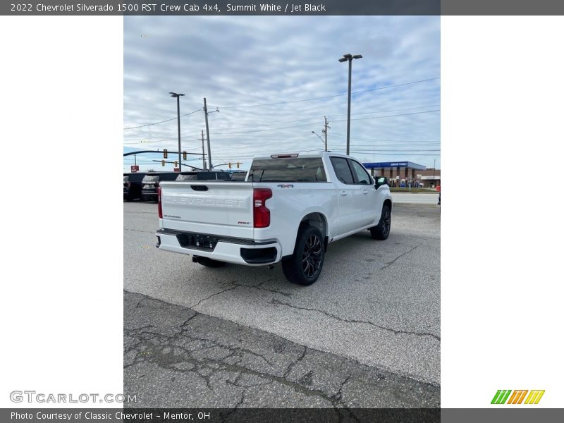 Summit White / Jet Black 2022 Chevrolet Silverado 1500 RST Crew Cab 4x4