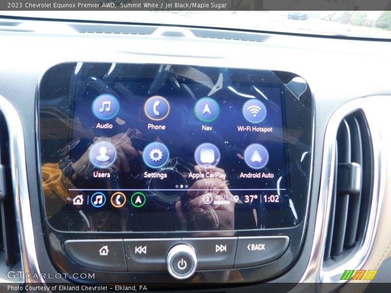 Summit White / Jet Black/Maple Sugar 2023 Chevrolet Equinox Premier AWD