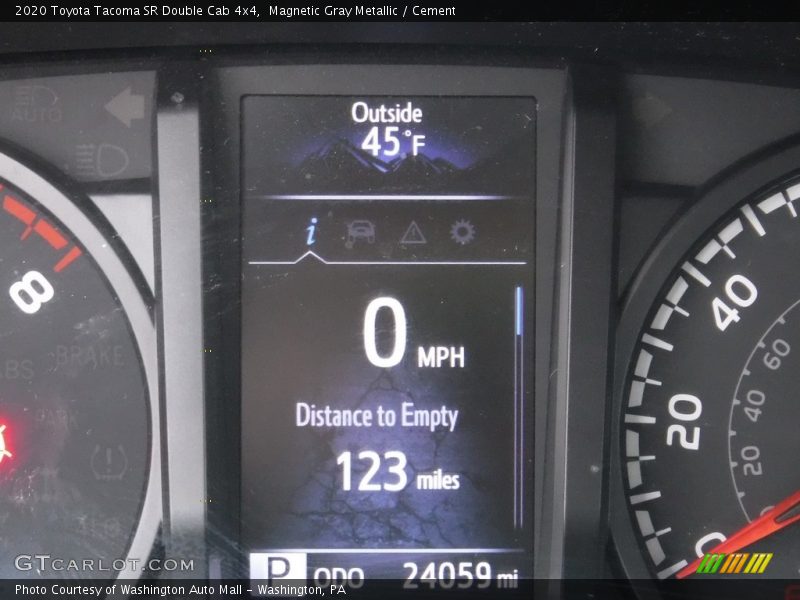 Magnetic Gray Metallic / Cement 2020 Toyota Tacoma SR Double Cab 4x4