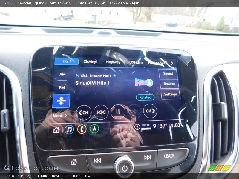 Summit White / Jet Black/Maple Sugar 2023 Chevrolet Equinox Premier AWD