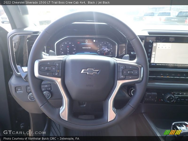 Black / Jet Black 2022 Chevrolet Silverado 1500 LT Trail Boss Crew Cab 4x4