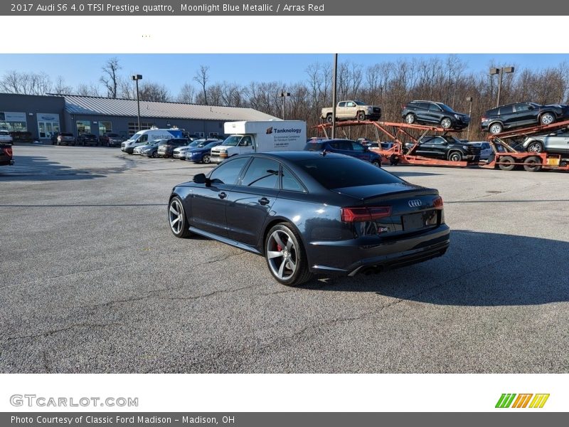 Moonlight Blue Metallic / Arras Red 2017 Audi S6 4.0 TFSI Prestige quattro