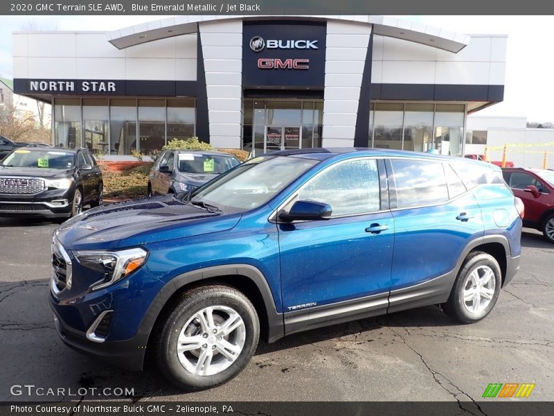 Blue Emerald Metallic / Jet Black 2020 GMC Terrain SLE AWD