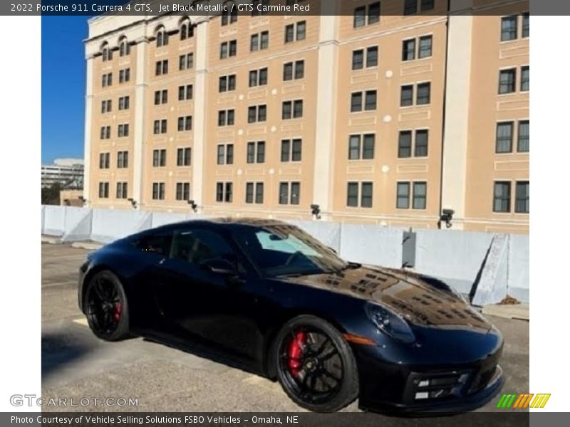 Jet Black Metallic / GTS Carmine Red 2022 Porsche 911 Carrera 4 GTS