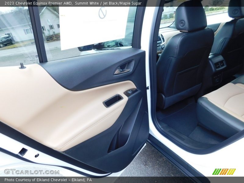 Summit White / Jet Black/Maple Sugar 2023 Chevrolet Equinox Premier AWD