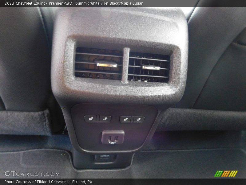 Summit White / Jet Black/Maple Sugar 2023 Chevrolet Equinox Premier AWD