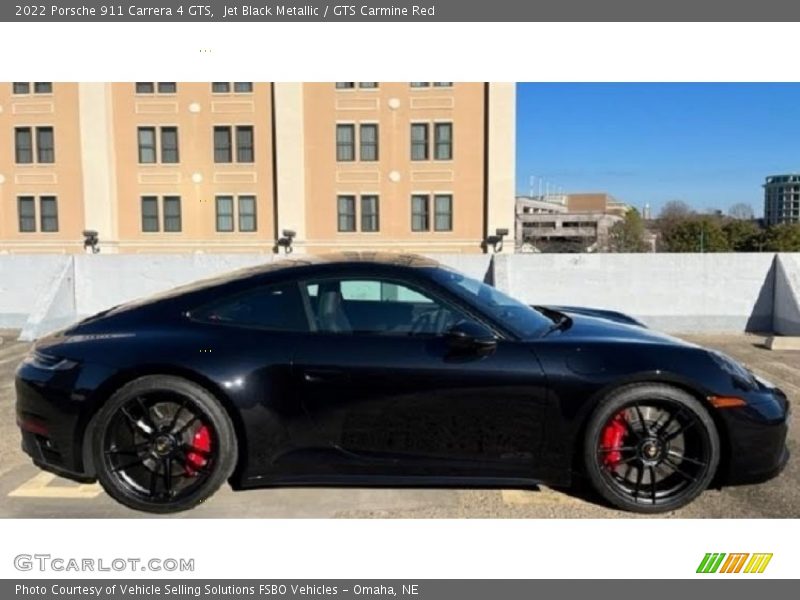 Jet Black Metallic / GTS Carmine Red 2022 Porsche 911 Carrera 4 GTS