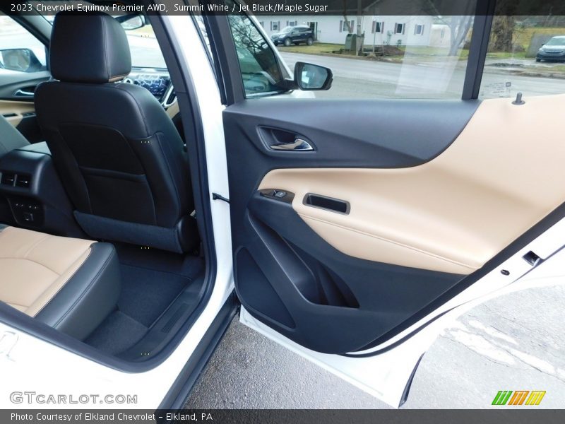 Summit White / Jet Black/Maple Sugar 2023 Chevrolet Equinox Premier AWD