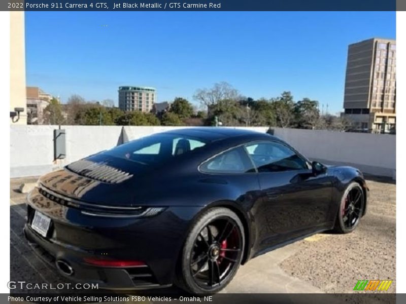 Jet Black Metallic / GTS Carmine Red 2022 Porsche 911 Carrera 4 GTS