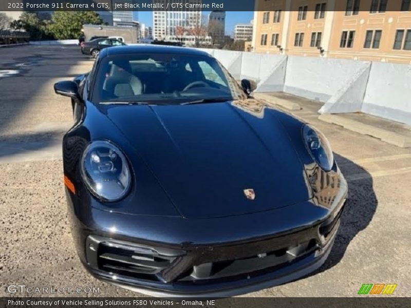 Jet Black Metallic / GTS Carmine Red 2022 Porsche 911 Carrera 4 GTS
