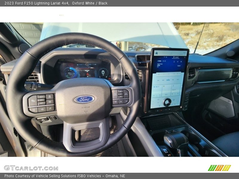Dashboard of 2023 F150 Lightning Lariat 4x4