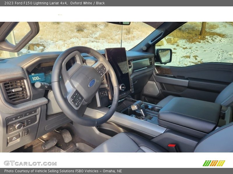 Front Seat of 2023 F150 Lightning Lariat 4x4