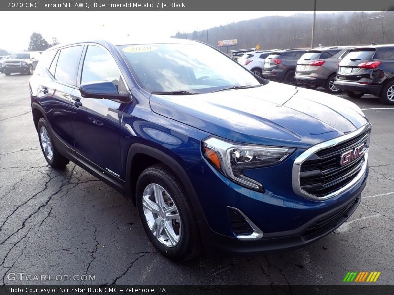 Blue Emerald Metallic / Jet Black 2020 GMC Terrain SLE AWD