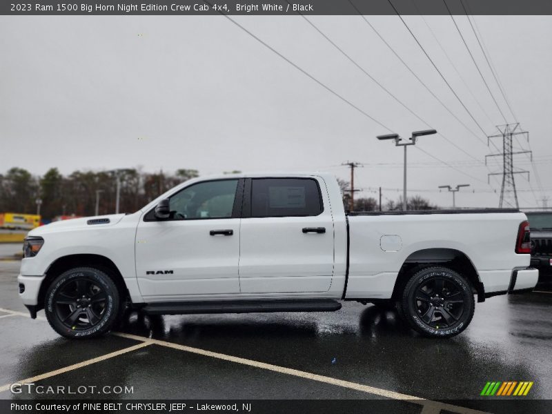  2023 1500 Big Horn Night Edition Crew Cab 4x4 Bright White