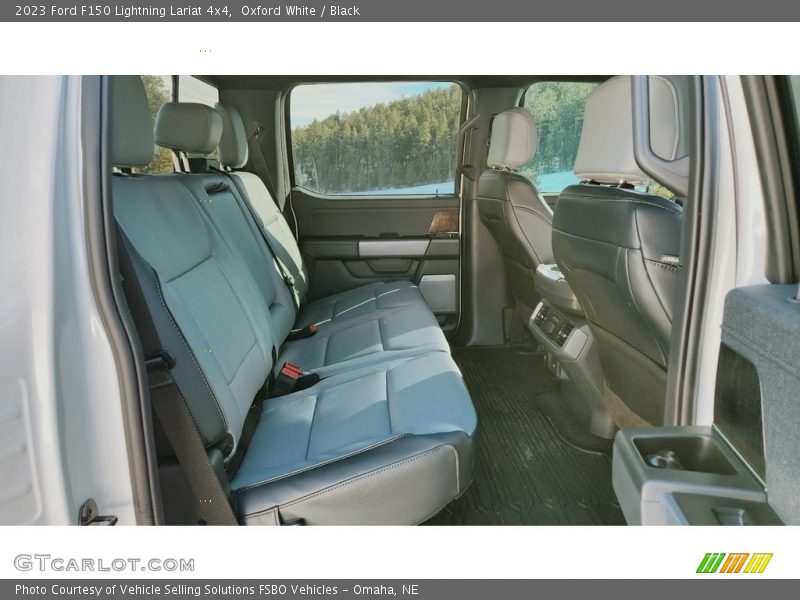 Rear Seat of 2023 F150 Lightning Lariat 4x4