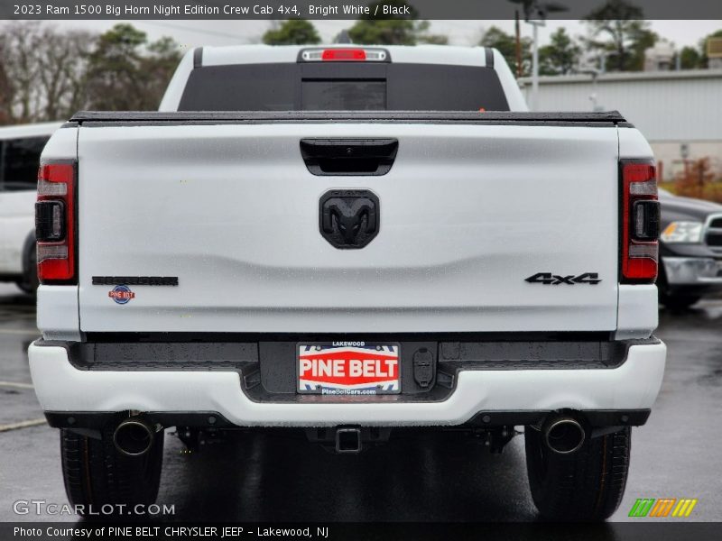 Bright White / Black 2023 Ram 1500 Big Horn Night Edition Crew Cab 4x4
