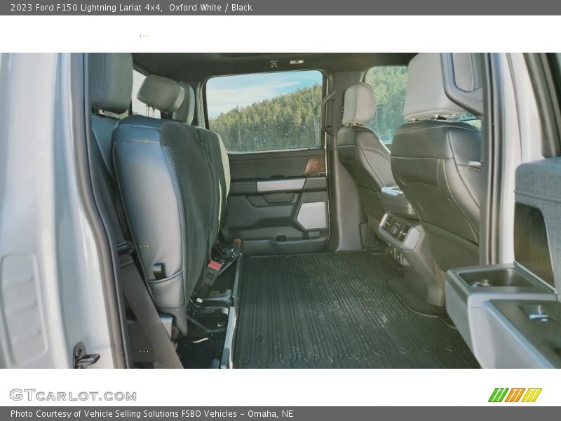 Rear Seat of 2023 F150 Lightning Lariat 4x4