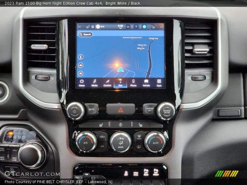 Controls of 2023 1500 Big Horn Night Edition Crew Cab 4x4