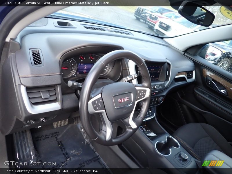 Blue Emerald Metallic / Jet Black 2020 GMC Terrain SLE AWD
