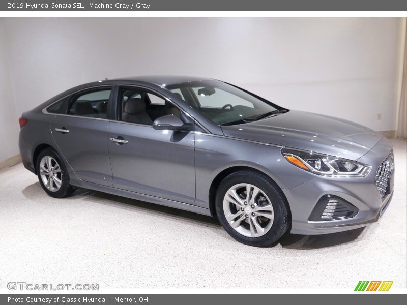 Machine Gray / Gray 2019 Hyundai Sonata SEL