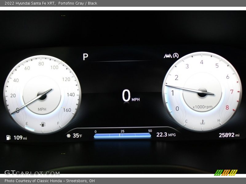 Portofino Gray / Black 2022 Hyundai Santa Fe XRT