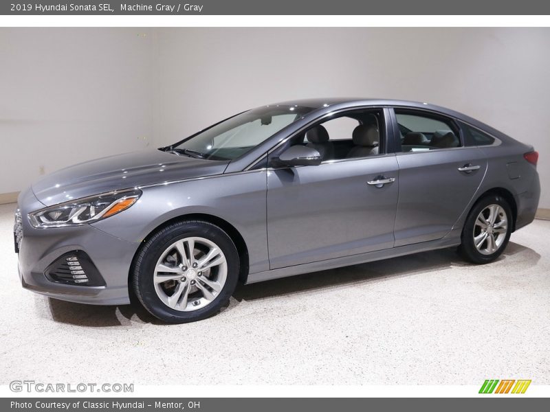 Machine Gray / Gray 2019 Hyundai Sonata SEL