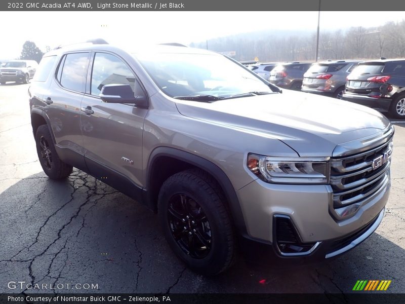 Light Stone Metallic / Jet Black 2022 GMC Acadia AT4 AWD