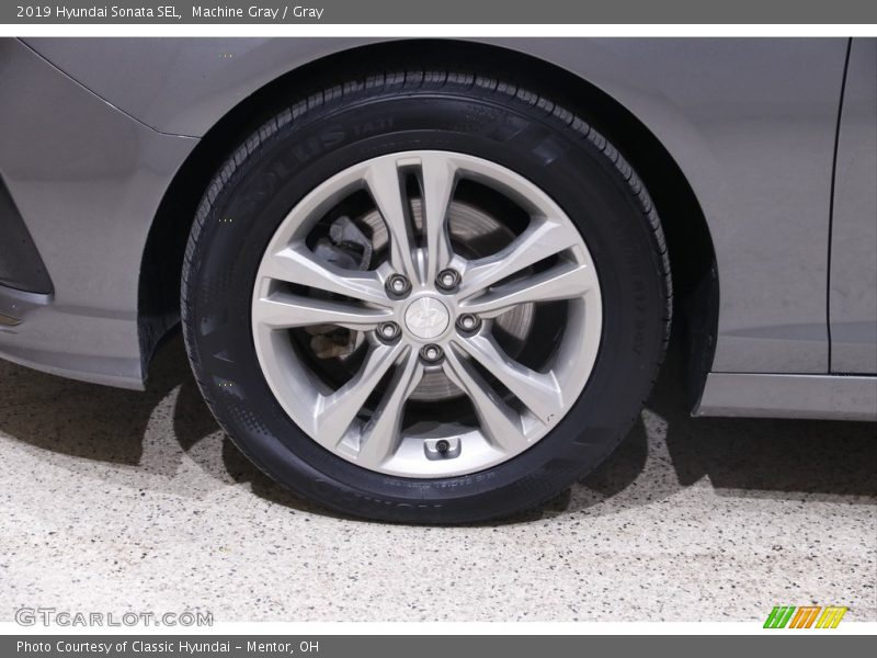 Machine Gray / Gray 2019 Hyundai Sonata SEL