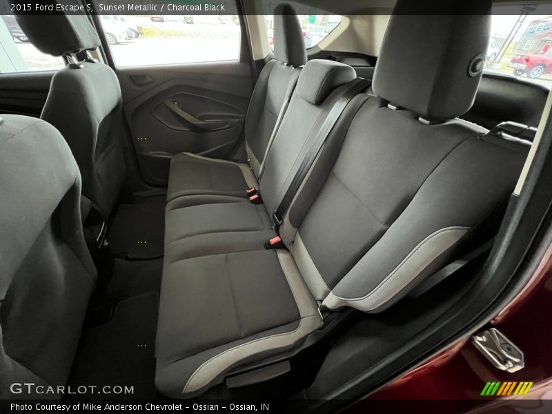 Sunset Metallic / Charcoal Black 2015 Ford Escape S
