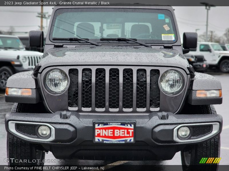 Granite Crystal Metallic / Black 2023 Jeep Gladiator Sport 4x4