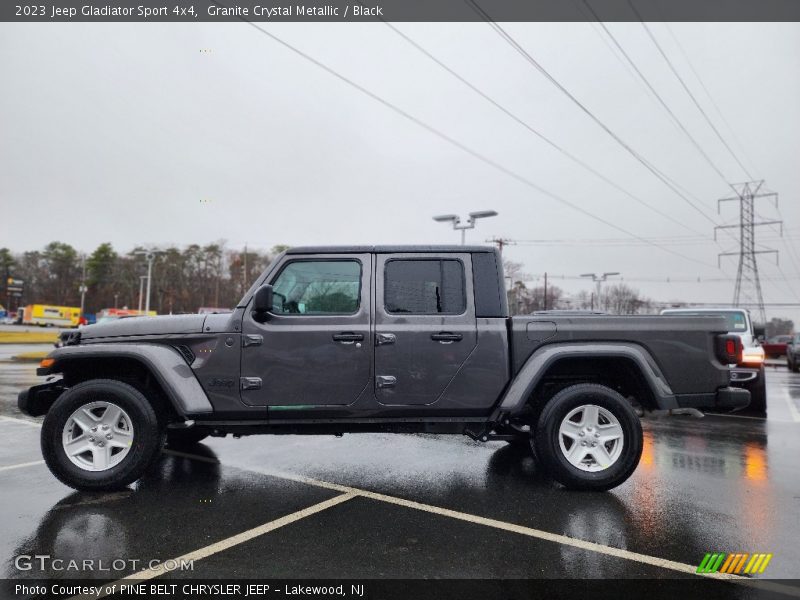 Granite Crystal Metallic / Black 2023 Jeep Gladiator Sport 4x4