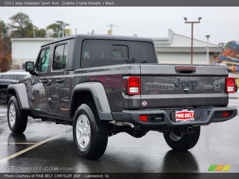 Granite Crystal Metallic / Black 2023 Jeep Gladiator Sport 4x4