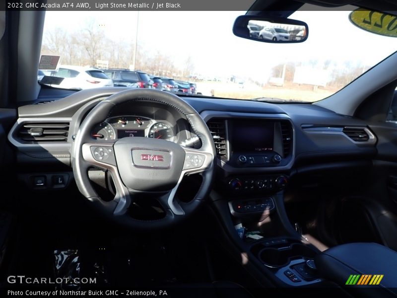 Light Stone Metallic / Jet Black 2022 GMC Acadia AT4 AWD