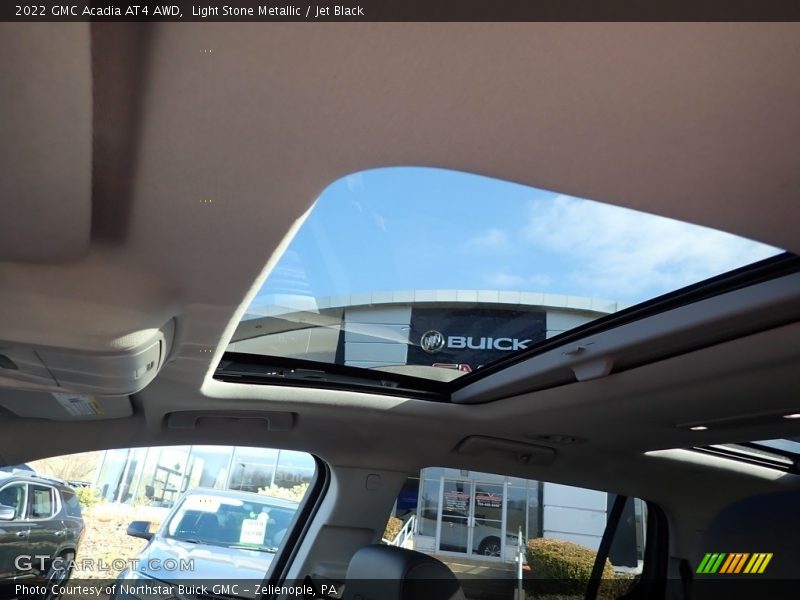 Light Stone Metallic / Jet Black 2022 GMC Acadia AT4 AWD
