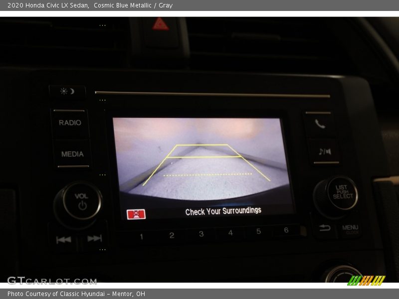 Cosmic Blue Metallic / Gray 2020 Honda Civic LX Sedan