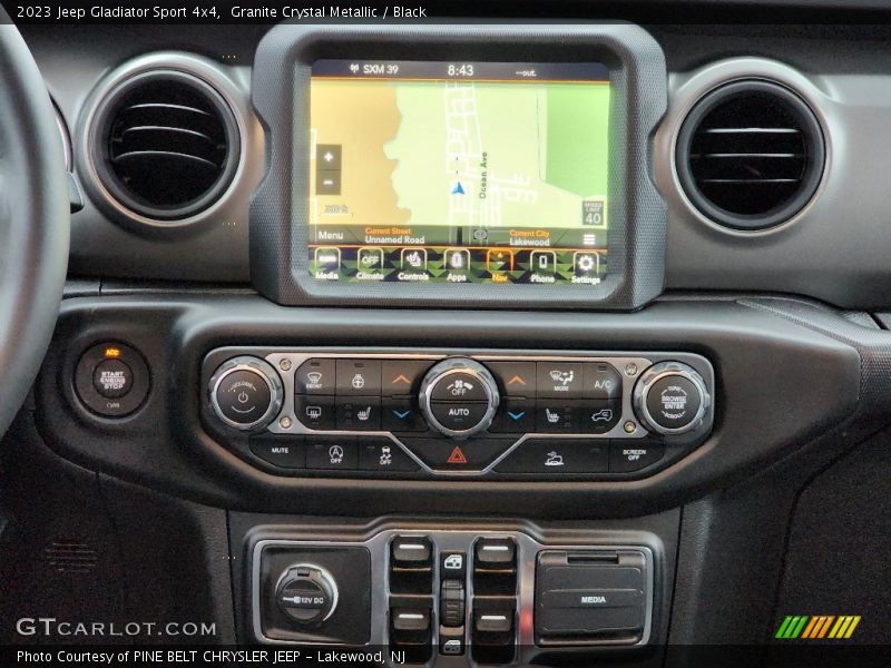Granite Crystal Metallic / Black 2023 Jeep Gladiator Sport 4x4