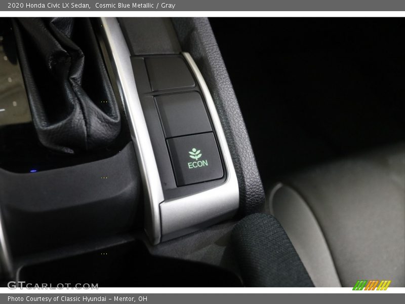 Cosmic Blue Metallic / Gray 2020 Honda Civic LX Sedan