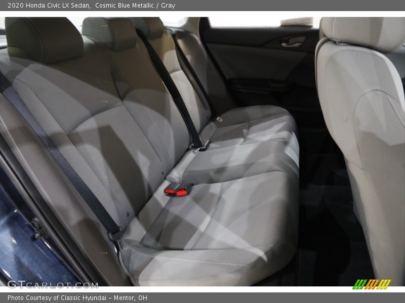 Cosmic Blue Metallic / Gray 2020 Honda Civic LX Sedan