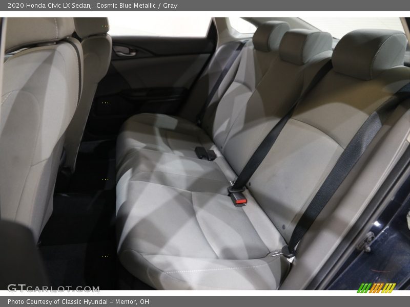 Cosmic Blue Metallic / Gray 2020 Honda Civic LX Sedan