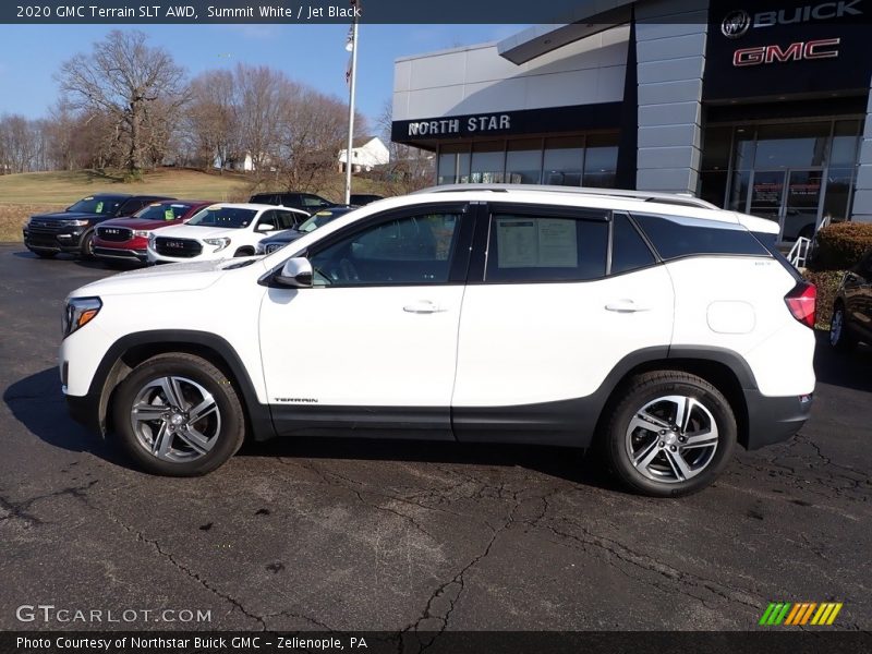 Summit White / Jet Black 2020 GMC Terrain SLT AWD