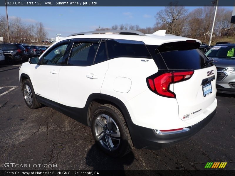 Summit White / Jet Black 2020 GMC Terrain SLT AWD